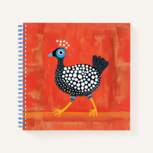 Cuaderno Gallina de Guinea Manchada Caprichosa