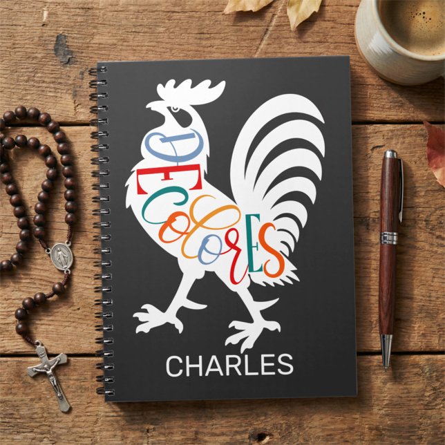 Cuaderno Gallo Cursillo DeColores Silueta Blanca (Subido por el creador)
