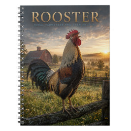 Cuaderno Gallo Granja Rural ANIMALES