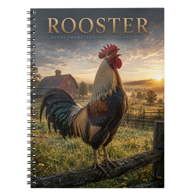 Cuaderno Gallo Granja Rural ANIMALES (Frente)