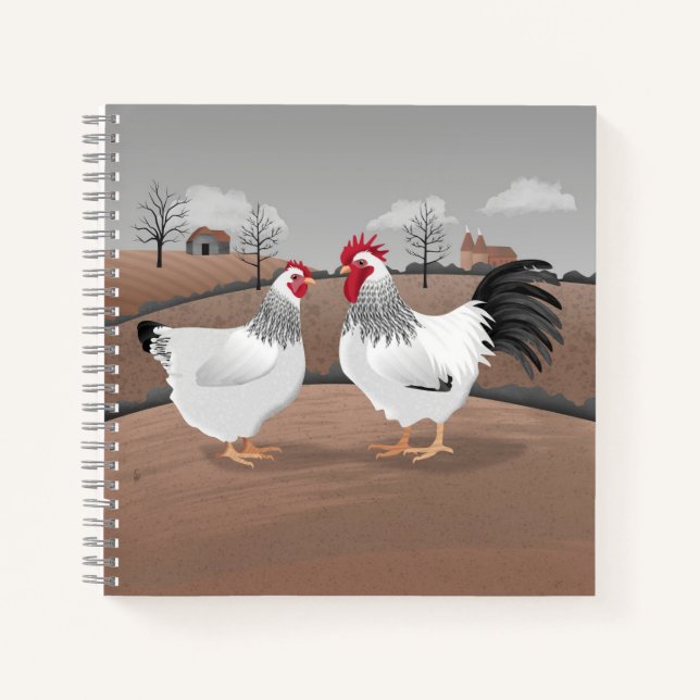 Cuaderno Gallo y gallina (Anverso)
