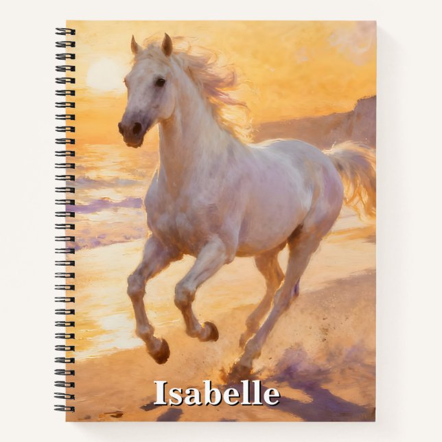 Cuaderno Galope de playa al amanecer (Anverso)