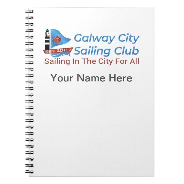 Cuaderno Galway City Sailing Club (Frente)