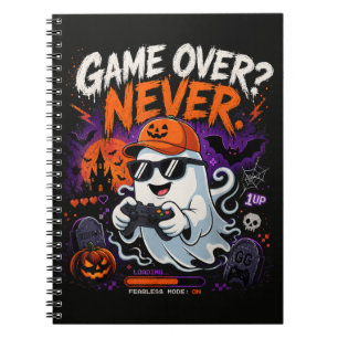 Cuaderno Game Over Nunca Divertido Fantasma de Jugador Hall