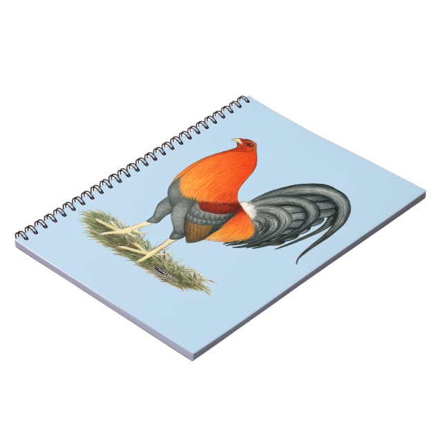 Cuaderno Gamecock Blue Red Rooster (Lado Izquierdo)