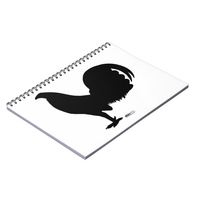Cuaderno Gamecock Rooster Silhouette (Lado Izquierdo)