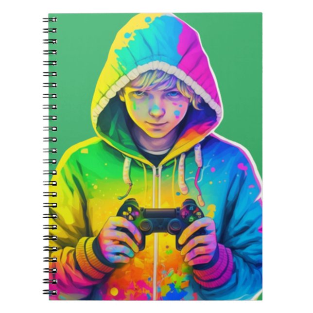 Cuaderno Gamer Boy (Frente)