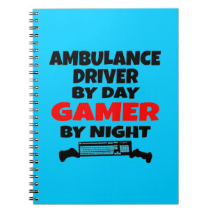 Cuaderno Gamer de controlador de ambulancia