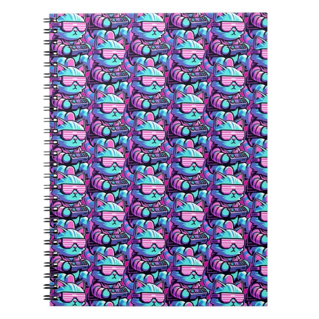 Cuaderno Gamer de gatos de Guay (Frente)