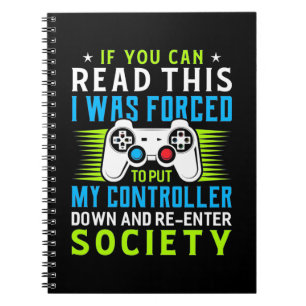Cuaderno Gamer Fue Obligado A Poner Mi Controlador