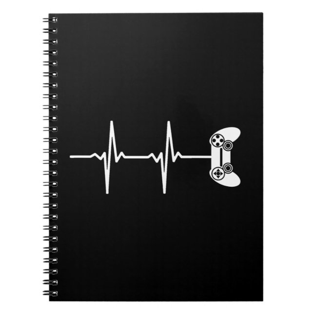 Cuaderno Gamer Heartbeat (Frente)