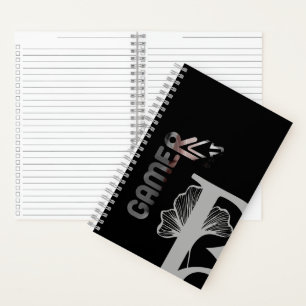 Cuaderno GAMER Spiral Notebook Trend Resumen de polvos negr