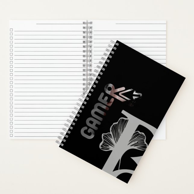 Cuaderno GAMER Spiral Notebook Trend Resumen de polvos negr (Interior)