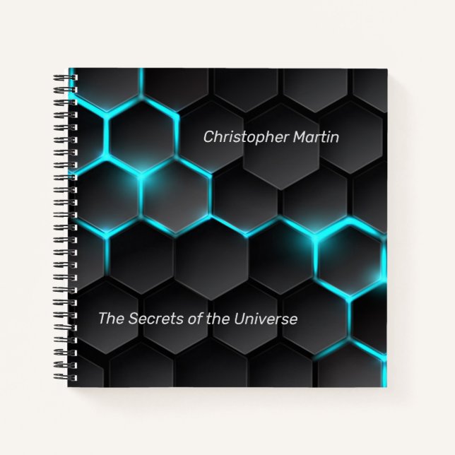 Cuaderno Gamer Tech DM Secrets Personalizado (Anverso)