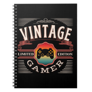 CUADERNO GAMER VINTAGE EDICIÓN LIMITADA 