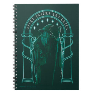 Cuaderno GANDALF™ "Habla Amigo Y Entra" Puertas de Durin