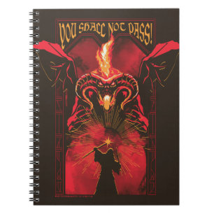 Cuaderno GANDALF™ Vs Balrog "No Pasarás" Gráfico