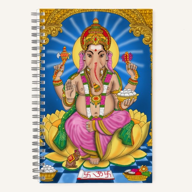 Cuaderno Ganesha Notebook (Anverso)