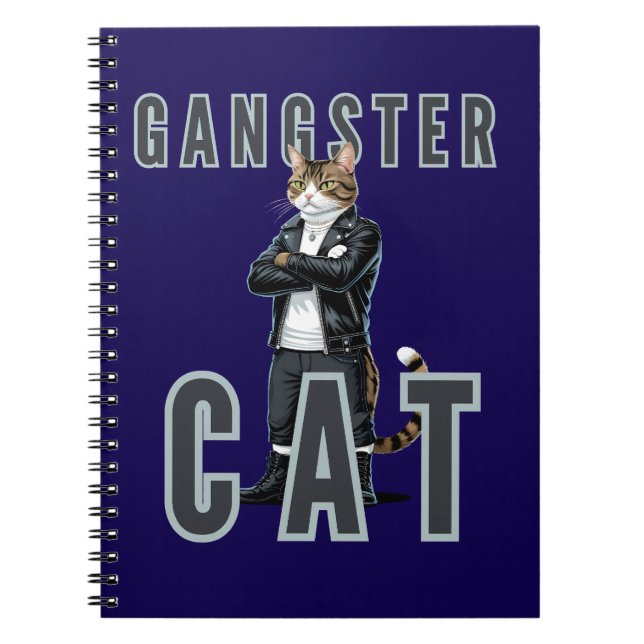 Cuaderno Gangster Cat Bad Boy (Frente)
