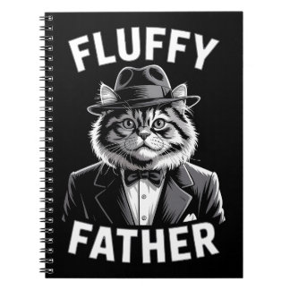 Cuaderno Gangster Cat Fluffy Padre