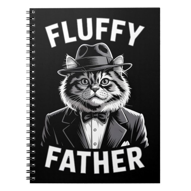 Cuaderno Gangster Cat Fluffy Padre (Frente)