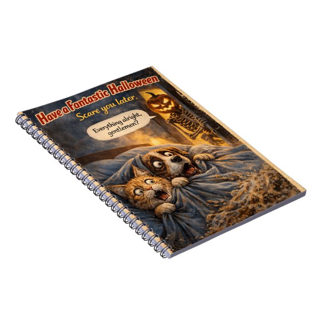 Cuaderno Garabatos espeluznantes todo bien caballeros Ha (Lado Derecho)