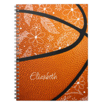 garabatos plumas paislies flores boho baloncesto