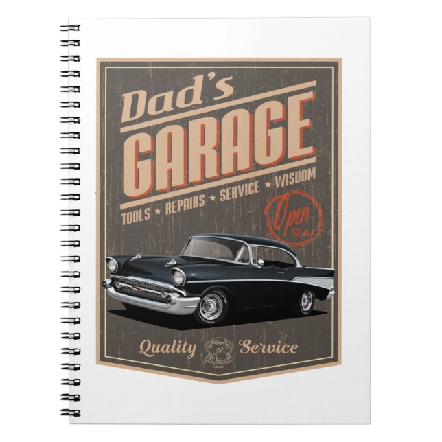Cuaderno Garaje de papá de 1957 (Frente)