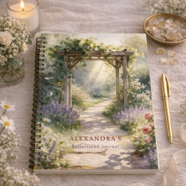 Cuaderno Garden Path Personalized Reflections Journal