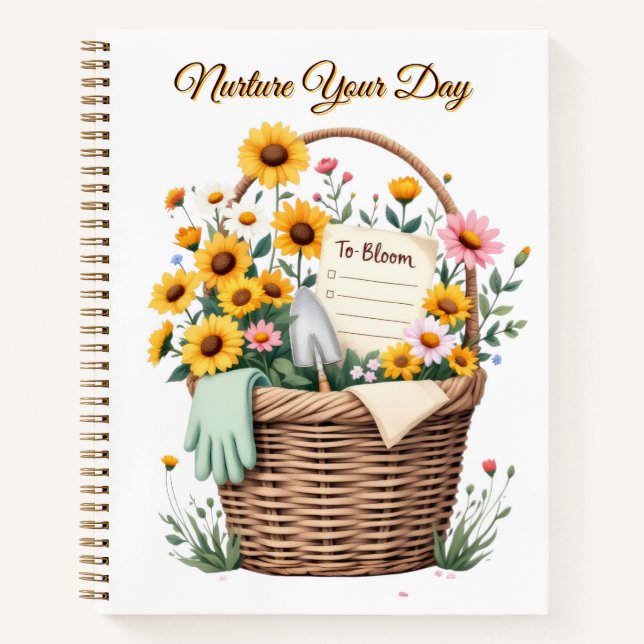 Cuaderno Garden Task List | Magnetic Notepad for Garden She (Anverso)