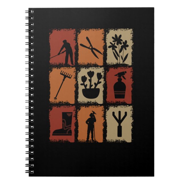Cuaderno Garden Tool Gardener (Frente)