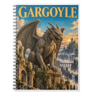 Cuaderno Gárgola, Monstruo de Fantasía Gótica