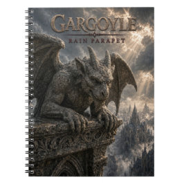 Cuaderno Gárgola Parapeto Lluvia Cine Oscuro