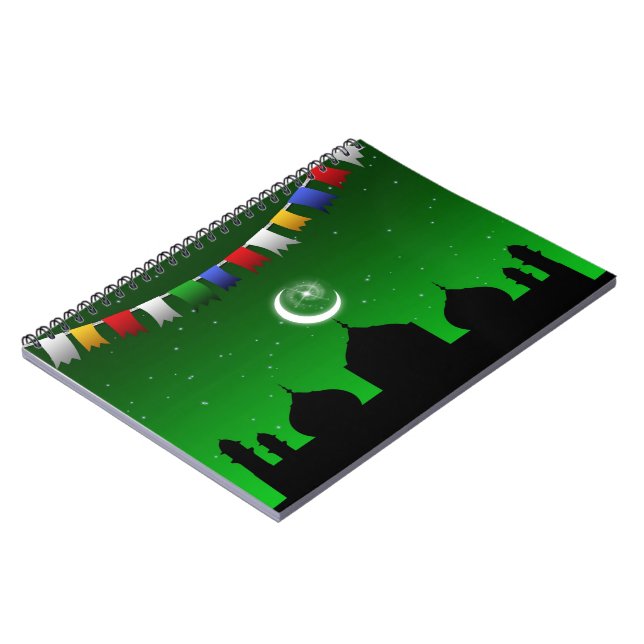 Cuaderno Garland colorido con mezquita (Lado Izquierdo)