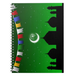 Cuaderno Garland colorido con mezquita