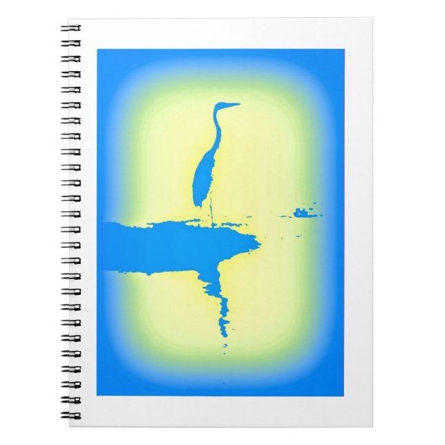 Cuaderno garza azul (Frente)