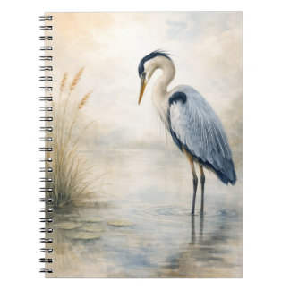 Cuaderno Garza del Marjal Silenciosa | Garza Azul | Cuadern