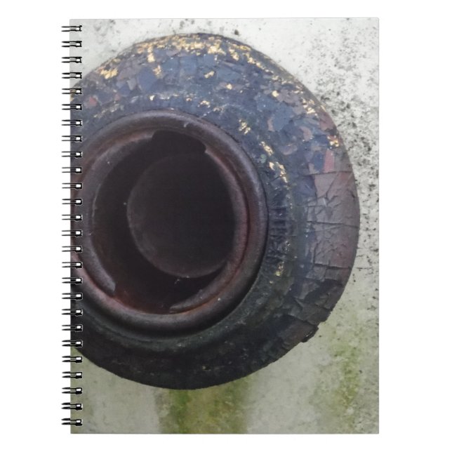 Cuaderno gas de camión verde y blanco (Frente)