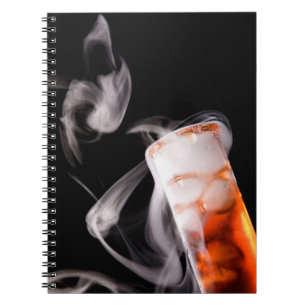 Cuaderno Gas de tubo de prueba de líquido naranja