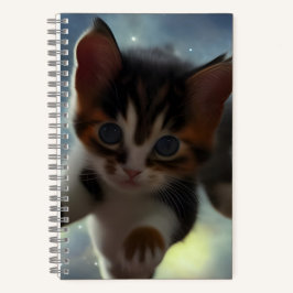 Cuaderno Gatito adorable en el espacio
