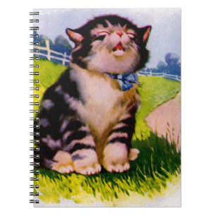 Cuaderno Gatito cantante adorable de los años 1930