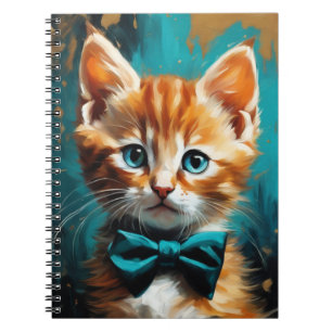 Cuaderno Gatito con corbata   Portátil