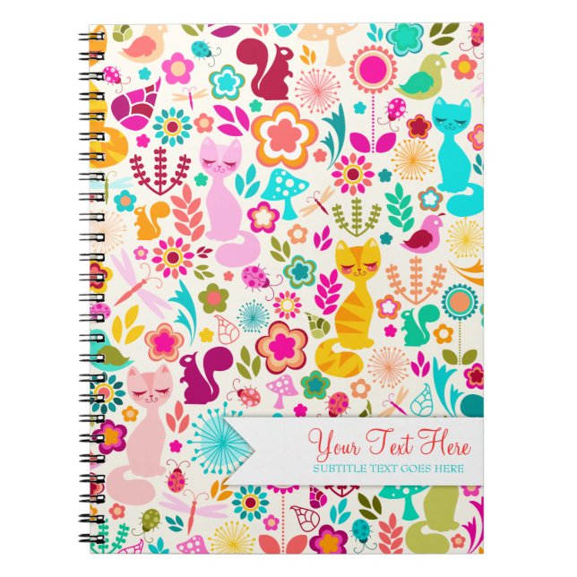 Cuaderno Gatito del jardín (Frente)