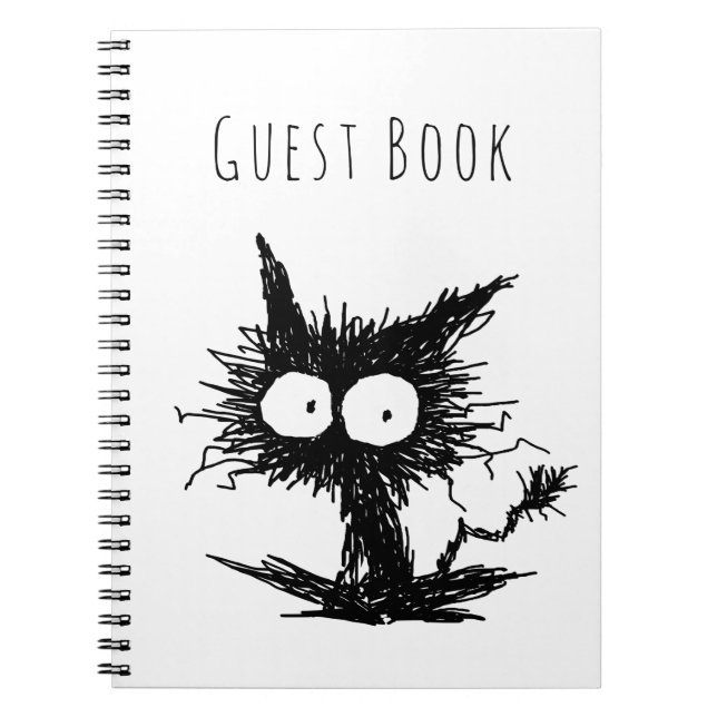 Cuaderno Gatito desalinado negro GabiGabi (Frente)