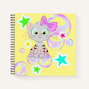 Cuaderno Gatito Elegante -