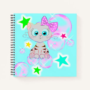 Cuaderno Gatito Elegante -