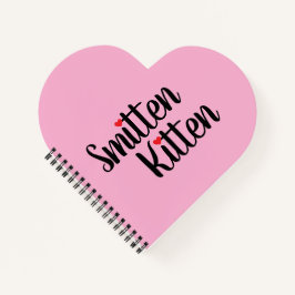 Cuaderno Gatito Encantador Corazón en Forma de San Valentín