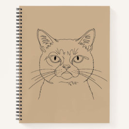 Cuaderno gatito gruñón