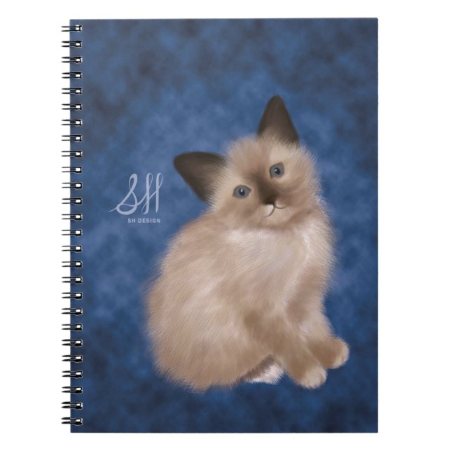 Cuaderno Gatito siamés (Frente)