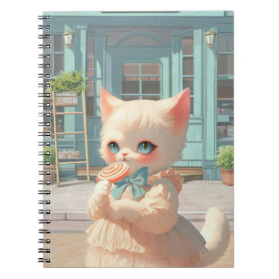 Cuaderno Gatito suave con langosta en pastelería